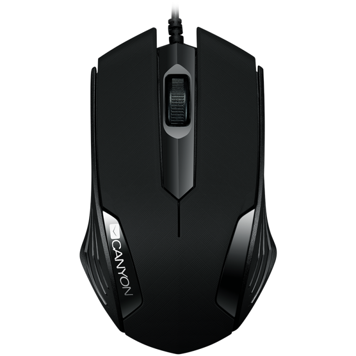 Мишка Геймърска CANYON CNE-CMS02B Optical wired mice, 3 buttons, DPI 1000, Чернана ниска цена с бърза доставка - BestPC.BG