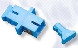 Мрежов аксесоар SC симплексен оптичен адаптер, сингълмод, син, AFLна ниска цена с бърза доставка - BestPC.BG