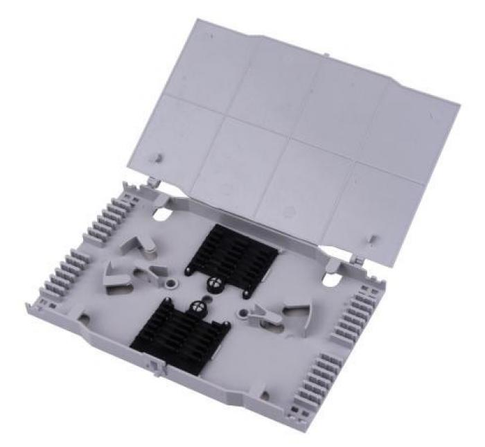 Сплайс касета за 12 оптични влакна, 157х105х8 mmна ниска цена с бърза доставка - BestPC.BG