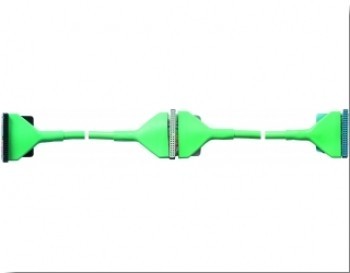 HDD кръгъл кабел, ATA133-100, за 2 HDDs, зеленна ниска цена с бърза доставка - BestPC.BG