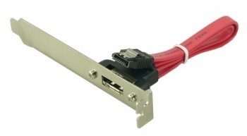 Кабел/адаптер Разширителен слот, SATA мъжки, вътрешен - e-SATA женски, външенна ниска цена с бърза доставка - BestPC.BG