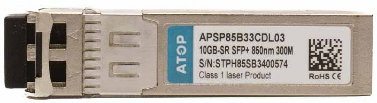 SFP Модул Atop SFP+ 10G -10 гигабита MM модул мулти мод, 300 метрана ниска цена с бърза доставка - BestPC.BG
