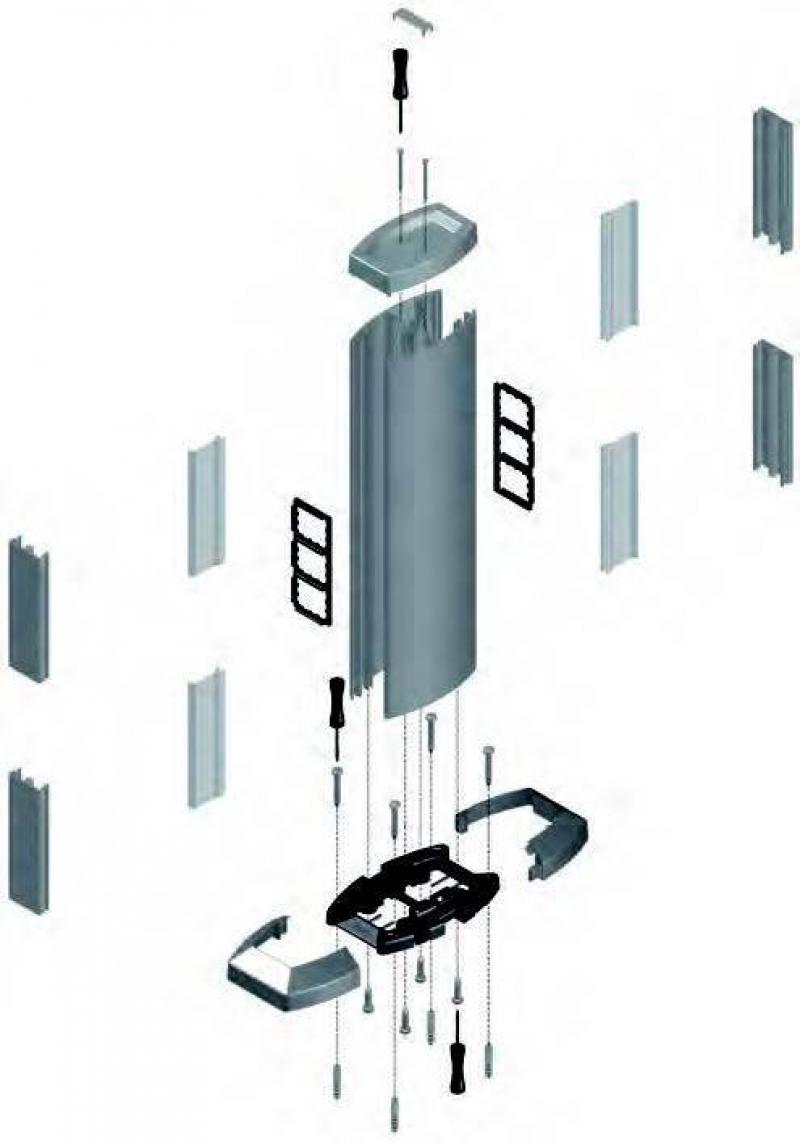 Продукт Алуминиева колонка с различна височина - 480 мм.на ниска цена с бърза доставка - BestPC.BG