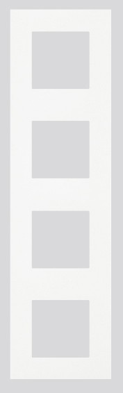 Продукт Четворна рамка за инсталация на 45х45 мм модули — Алуминийна ниска цена с бърза доставка - BestPC.BG