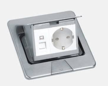 Продукт Подова кутия за 3 модула 22.5x45 ммна ниска цена с бърза доставка - BestPC.BG