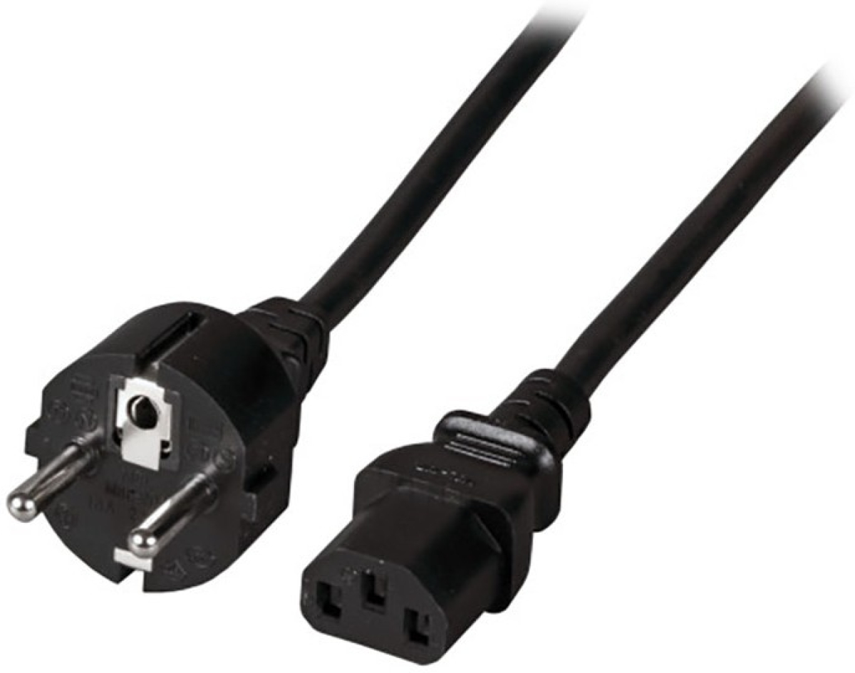 Захранващ кабел Шуко 90° към С13 180°, зелен, 1, 8 метра : Дължина - 2 метрана ниска цена с бърза доставка - BestPC.BG