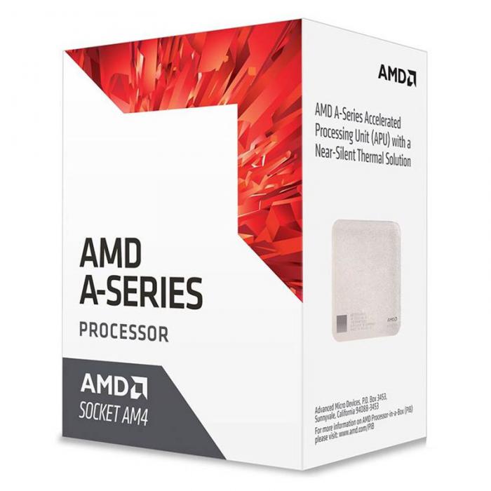 Процесор AMD CPU Bristol Ridge A12 4C-4T 9800 (3.8-4.2GHz, 2MB, 65W, AM4) boxна ниска цена с бърза доставка - BestPC.BG