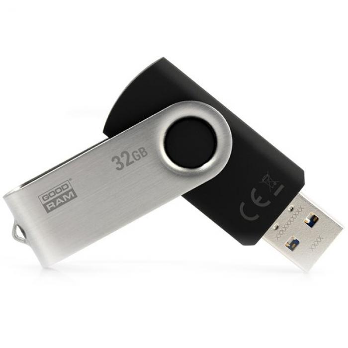 GOODRAM 32GB UTS3 BLACK USB 3.0на ниска цена с бърза доставка - BestPC.BG