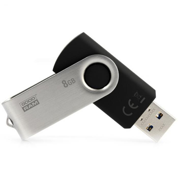 GOODRAM 8GB UTS3 BLACK USB 3.0на ниска цена с бърза доставка - BestPC.BG