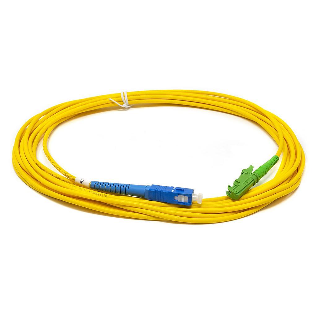 Оптична пач корда, E2000-SC, Simplex, Сингъл мод 9/125, 20m.на ниска цена с бърза доставка - BestPC.BG