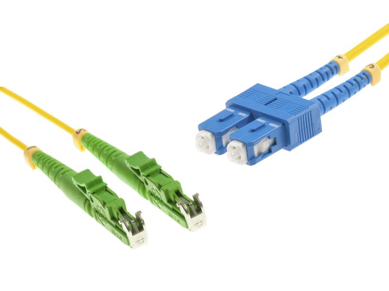 Оптична пач корда, E2000-SC, Duplex, Сингъл мод 9/125, 25m.на ниска цена с бърза доставка - BestPC.BG