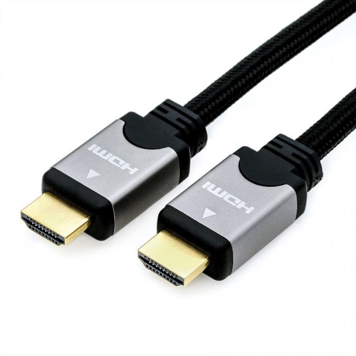 ROLINE 11.04.5850 :: PREMIUM HDMI кабел + Ethernet, M-M, 1.0 мна ниска цена с бърза доставка - BestPC.BG