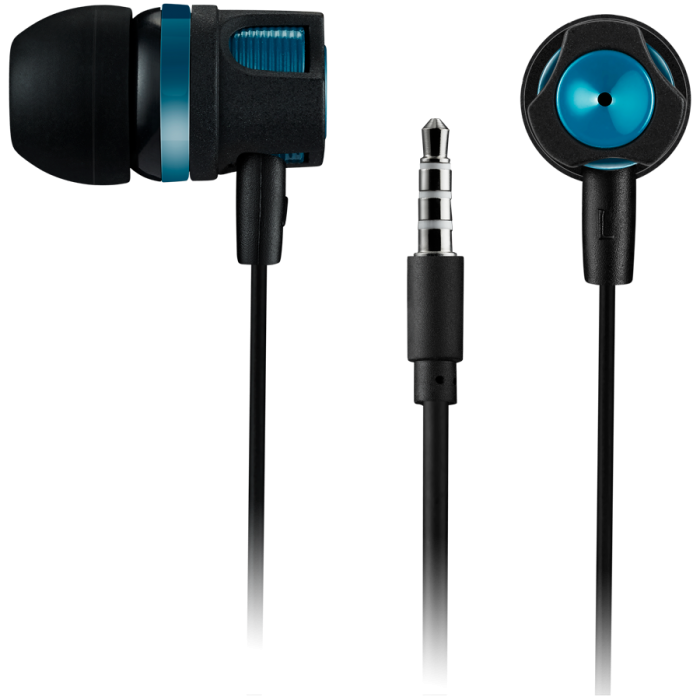 Слушалки CANYON Stereo earphones with microphone, 1.2M, greenна ниска цена с бърза доставка - BestPC.BG
