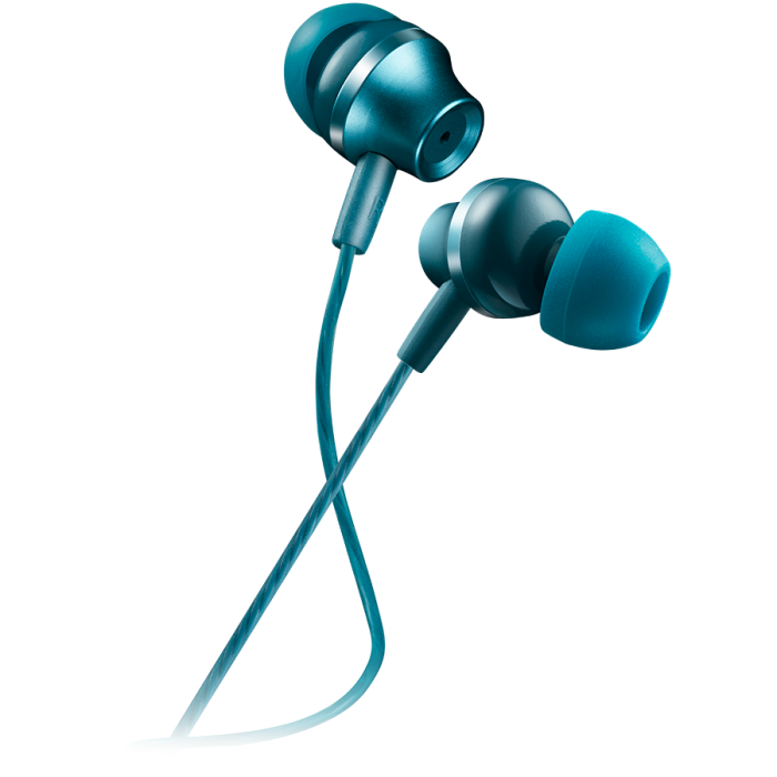 Слушалки CANYON Stereo earphones with microphone, metallic shell, 1.2M, Зелени/Синина ниска цена с бърза доставка - BestPC.BG