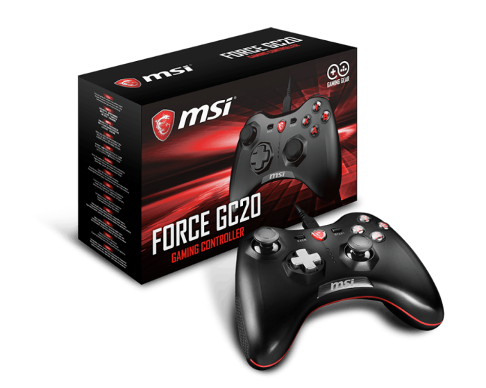 MSI GAME CONTROLLER FORCE GC20на ниска цена с бърза доставка - BestPC.BG