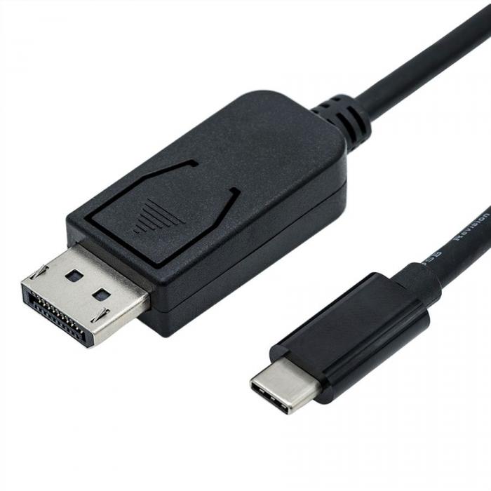 ROLINE 11.04.5846 :: ROLINE USB Type C към DisplayPort кабел, 2.0 мна ниска цена с бърза доставка - BestPC.BG