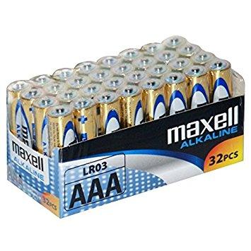 Алкални батерии MAXELL LR03 1,5V AAA 32 бр. packна ниска цена с бърза доставка - BestPC.BG