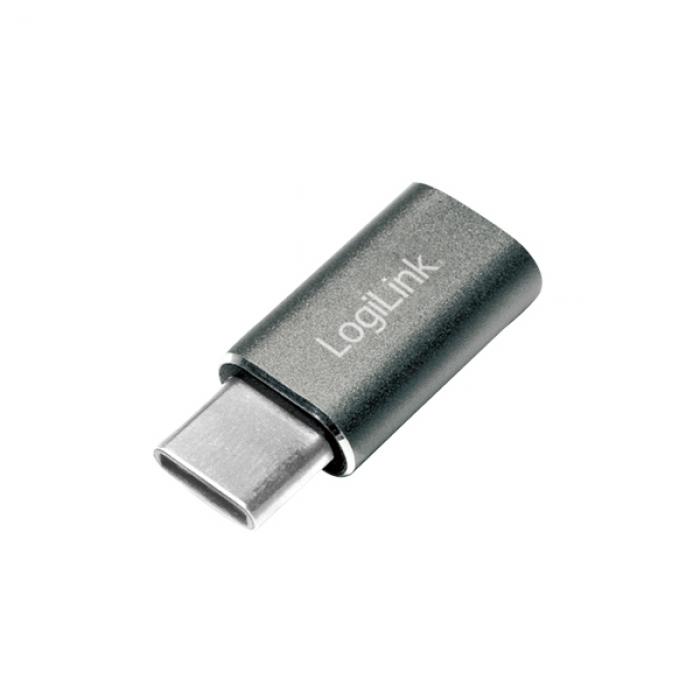 Кабел/адаптер Adapter USB C to USB2.0 Micro B F, AU0041на ниска цена с бърза доставка - BestPC.BG