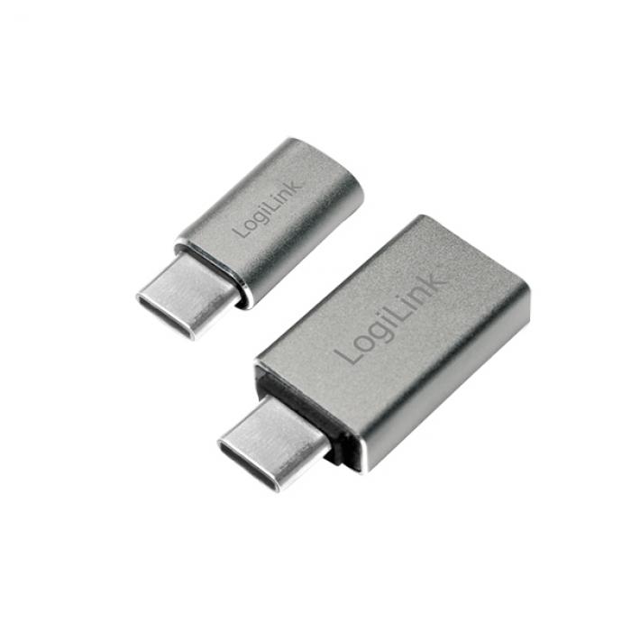 Кабел/адаптер Adapter USB C to USB3.0 & USB2.0 Micro B F, AU0040на ниска цена с бърза доставка - BestPC.BG