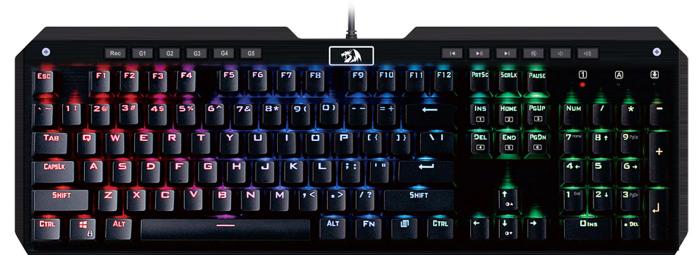 Клавиатура Геймърска Gaming keyboard Redragon K555 Indrah - RGB, LEDна ниска цена с бърза доставка - BestPC.BG