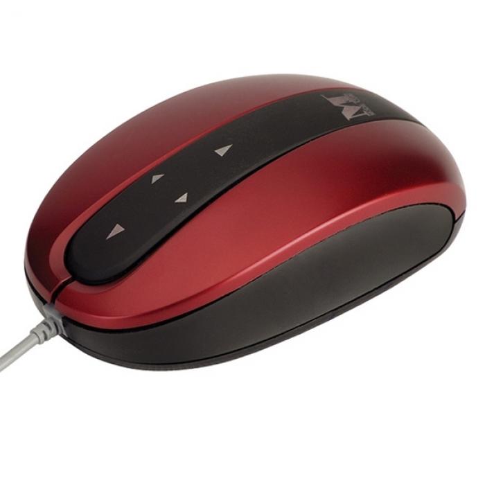 Мишка Mouse Modecom MC-802, TouchPad, Червена/Чернана ниска цена с бърза доставка - BestPC.BG