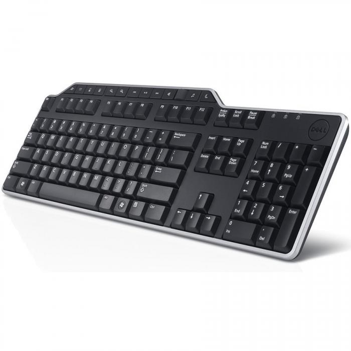Клавиатура Dell KB813 Smartcard Keyboard US-European (QWERTY)на ниска цена с бърза доставка - BestPC.BG