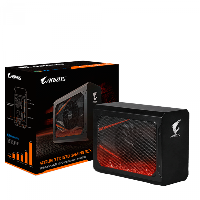 Видеокарта Външна видео карта GIGABYTE AORUS GTX 1070 8GB GDDR5 256-bit Gaming Boxна ниска цена с бърза доставка - BestPC.BG