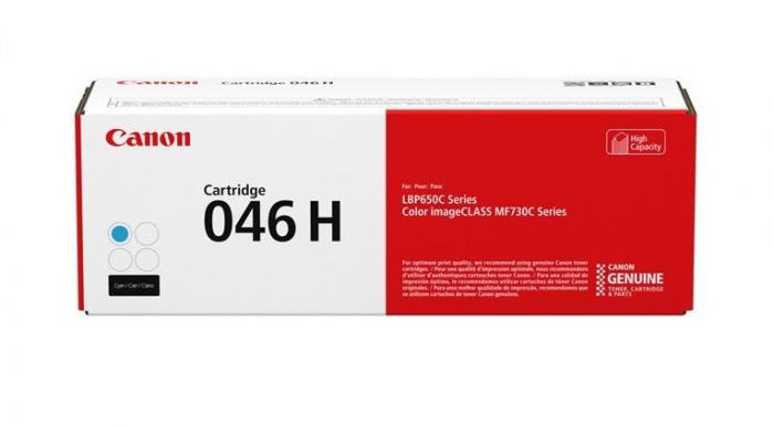 Тонер за лазерен принтер Canon CRG-046H C, , за Canon i-SENSYS LBP650, 5000 копия, цианна ниска цена с бърза доставка - BestPC.BG