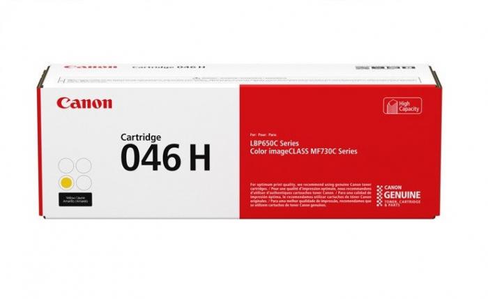 Тонер за лазерен принтер Canon CRG-046H, оригинален, 5000 копия, жълт цвятна ниска цена с бърза доставка - BestPC.BG