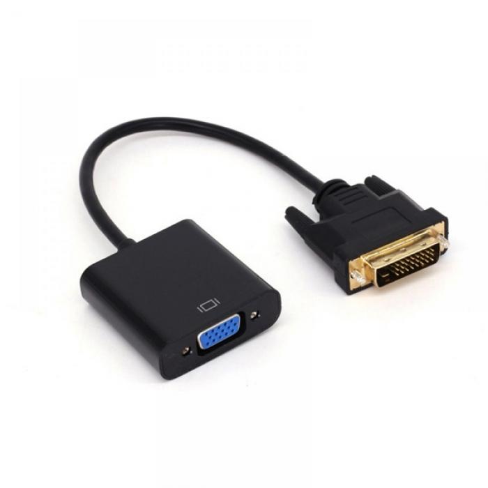 Кабел/адаптер Adapter DVI-D M - VGA HD15F, 18293на ниска цена с бърза доставка - BestPC.BG