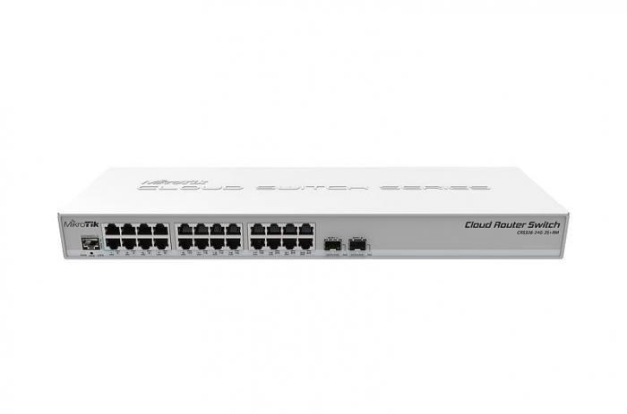 Комутатор/Суич Комутатор MikroTik Cloud Router Switch CRS326-24G-2S+RM Dual Bootна ниска цена с бърза доставка - BestPC.BG
