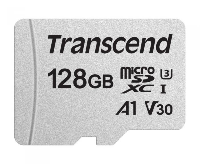 Transcend 128GB microSD w-o adapter UHS-I U3 A1на ниска цена с бърза доставка - BestPC.BG