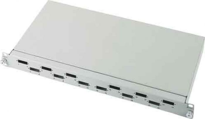 Оптичен панел 3M SPP3-E-1CD, 12 порта- 24 влакна, 1U, сив, SC Duplexна ниска цена с бърза доставка - BestPC.BG