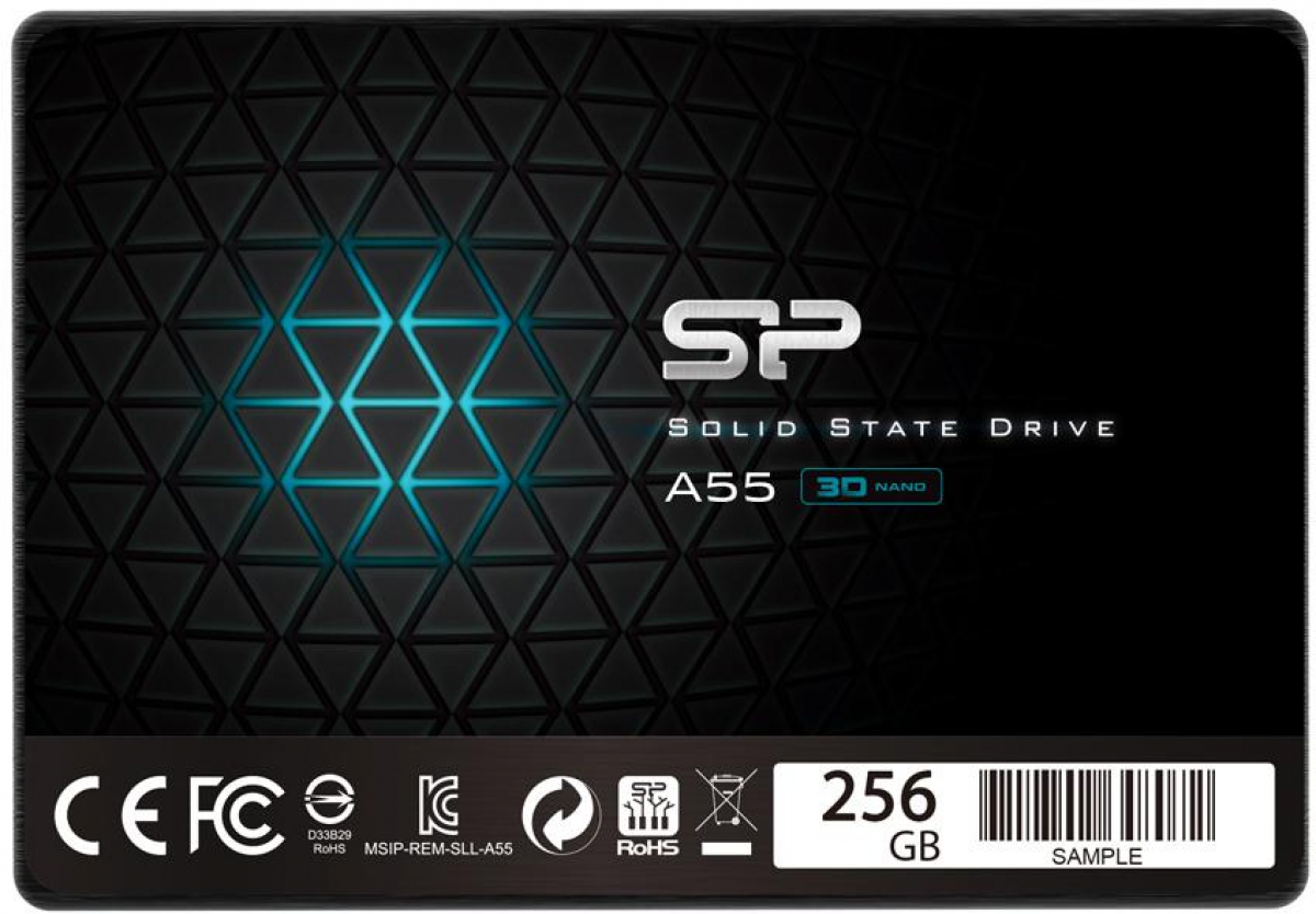 SSD Silicon Power A55, 256GB SSD, SATA, 2.5"на ниска цена с бърза доставка - BestPC.BG