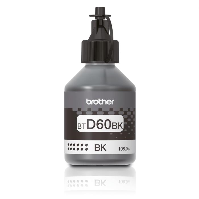 Касета с мастило Brother BT-D60 Black Ink Bottleна ниска цена с бърза доставка - BestPC.BG