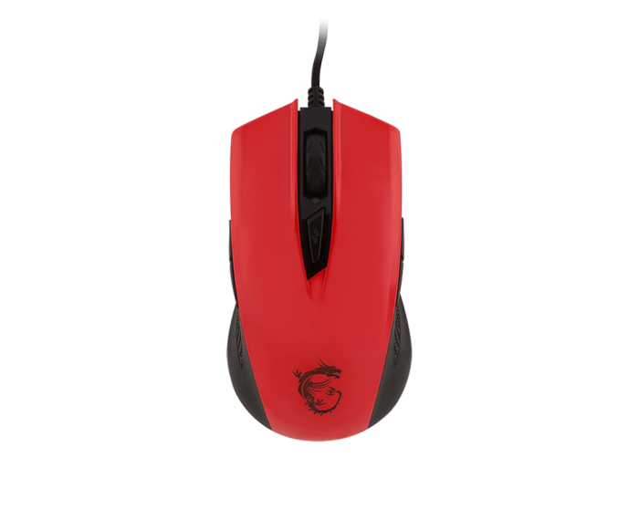 Мишка MSI GAMING MOUSE CLUTCH GM40 R Червена/Чернана ниска цена с бърза доставка - BestPC.BG