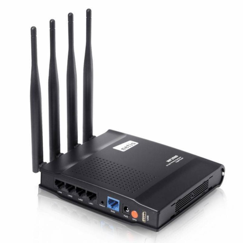 Безжичен рутер 802.11AC 1200Mbps 4 x фиксирани антени + USB 2.0 портна ниска цена с бърза доставка - BestPC.BG