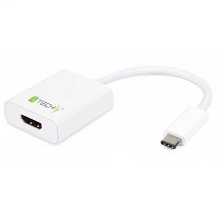 Кабел/адаптер Конвертор USB 3.1 Type C към HDMI 1.4на ниска цена с бърза доставка - BestPC.BG