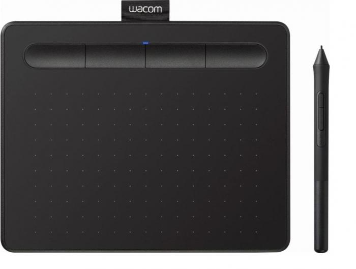 Графичен таблет Wacom Intuos S, Черенна ниска цена с бърза доставка - BestPC.BG