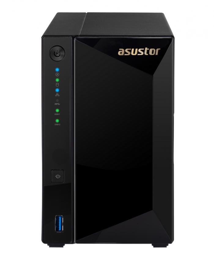 Мрежов сторидж (NAS/SAN) Asustor AS4002T, 2 Bay NAS, Marvell Armada A7020 Duad-Core, 2 GB DDR4, Gbe x2на ниска цена с бърза доставка - BestPC.BG