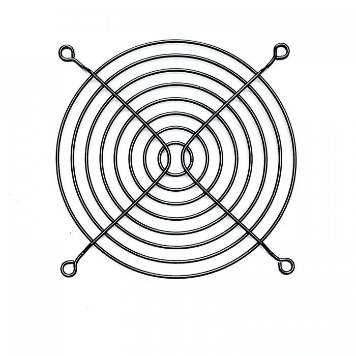 Продукт Evercool предпазител за вентилатор Fan Grill Metal - 120mm Blackна ниска цена с бърза доставка - BestPC.BG