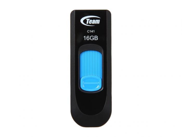 Team Group C141 16GB, USB 2.0, Синна ниска цена с бърза доставка - BestPC.BG