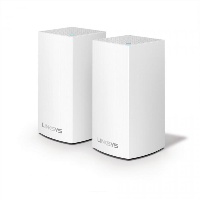 Linksys WHW0102 :: AC2600 VELOP Junior Mesh Wi-Fi система, комплект 2 бр.на ниска цена с бърза доставка - BestPC.BG