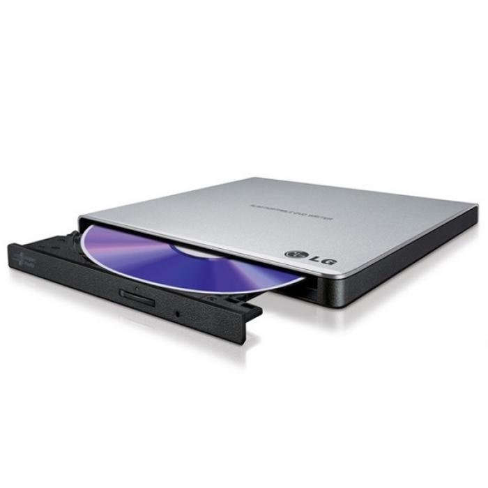 Оптично устройство DVD RW 8x, LG GP57ES40, Slim, USB2.0, Silverна ниска цена с бърза доставка - BestPC.BG
