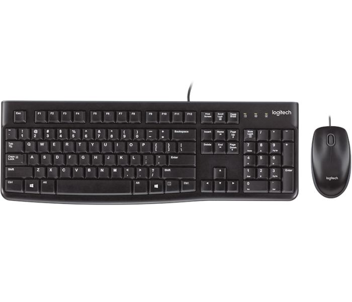 Клавиатура LOGITECH MK120 DESKTOP BLACKна ниска цена с бърза доставка - BestPC.BG