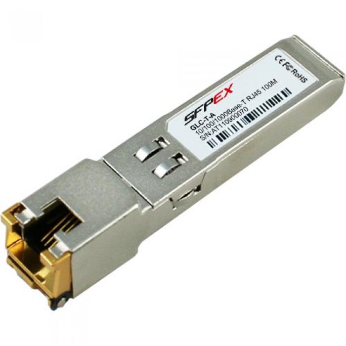 SFP Модул Оптичен модул Optone SFP 10-100-1000Base-T, RJ45на ниска цена с бърза доставка - BestPC.BG