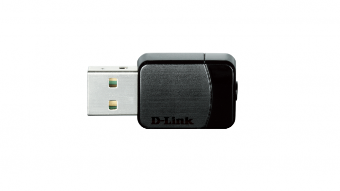 Безжичен адаптер D-Link DWA-171, Dual band, AC600 MU-MIMO, 2.4GHz, USB 2.0, Черенна ниска цена с бърза доставка - BestPC.BG