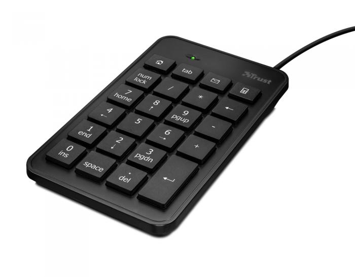 Клавиатура TRUST Xalas USB Numeric Keypadна ниска цена с бърза доставка - BestPC.BG