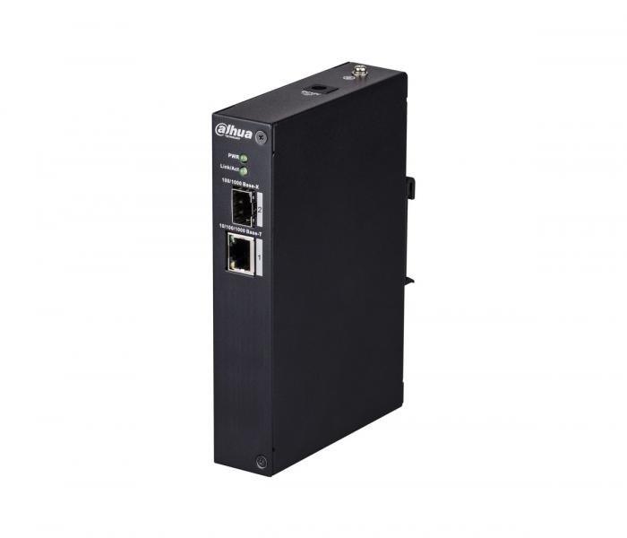 Комутатор/Суич Dahua PFS3102-1T, 1xGE RJ45, 1x100M-1000M SFP слот, индустриаленна ниска цена с бърза доставка - BestPC.BG