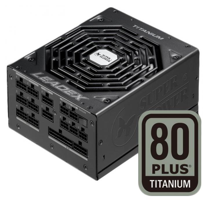 Захранване Super Flower Leadex 1600W 80 Plus Titanium, 94+ efficiency, blackна ниска цена с бърза доставка - BestPC.BG